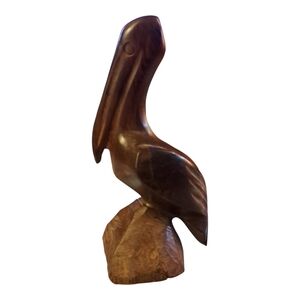 Carved Ironwood Pelican